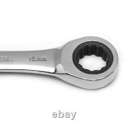 Husky Ratcheting Wrench Set SAE/Metric Alloy Steel in EVA Storage Tray (30-Pcs)