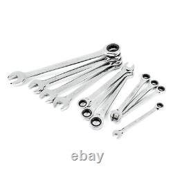 Husky SAE/MM Ratcheting Combination Wrench Set 22-Piece Hand Tool New