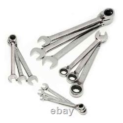 Husky Wrench Set SAE Reversible Ratcheting Offset Box End Hand Tool 12 Piece New