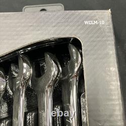 ICON WCLM-10 Professional Long Metric Combination Wrench Set 10 Piece 10- 19mm