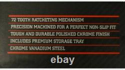 ICON WRDBM-10 Metric Double Box End Ratcheting Wrench 10PC Set NEW