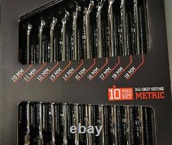 ICON WRM-10 Metric 10PC Ratchet Wrench Set 10MM-19MM Lifetime Guarantee NEW