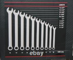 ICON WRM-10 Metric 10pc Professional Ratcheting Wrench Set 10mm-19mm NEW