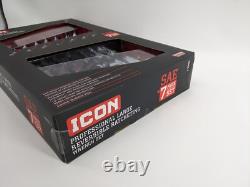 ICON WRRS-7 Professional Large Reversible SAE Ratcheting Wrench Set 70260