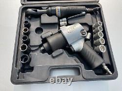 IR Ingersoll-Rand Pneumatic Air Ratchet Wrench and Impact Wrench Set