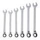 Icon Professional Large Reversible Ratcheting Wrench 6 Piece Set Metric Wrrm-6
