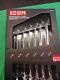 Icon Professional Large Reversible Ratcheting Wrench 6 Piece Set Metric Wrrm-6