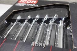 Icon Professional Large Reversible Ratcheting Wrench 6 Piece Set Metric WRRM-6