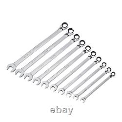 Icon WRM-10 Professional Metric Ratcheting Wrench Set 64841 New