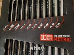 Icon Wrdbm-10 XL Metric Double Box Ratcheting 10pc Wrench Set Same Day Shipping