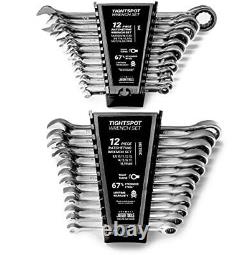 JAEGER 24pc IN/MM TIGHTSPOT Ratcheting Wrench Set MASTER SET Including Inch