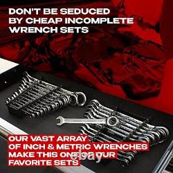 JAEGER 24pc IN/MM TIGHTSPOT Ratcheting Wrench Set MASTER SET Including Inch