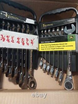 John Deere Ratchet Wrench Sets (SAE, Metric)