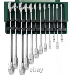 Jonnesway W45112S 12 pcs 72 Teeht Ratcheting Wrench Set Metric 8-19mm