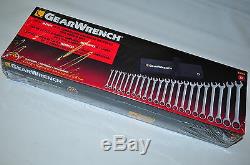 KD GearWrench 85004 Metric 22 Pcs 6MM to 32MM 12 Pt Combination Ratchet Wrench