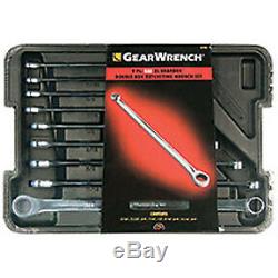 KD GearWrench 85998 9-Pc SAE XL Gearbox Ratcheting Wrench Set / FREE MARKERS
