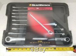 KD GearWrench 85998 9pc XL SAE Gearbox Ratcheting Wrench Set