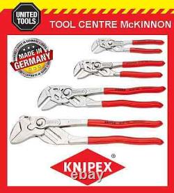 KNIPEX 4pce ADJUSTABLE PLIERS WRENCH SET 8603150, 8603180, 8603250 & 8603300