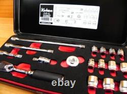 KOKEN 2286Z Z-EAL 1/4 6.35mm Socket Wrench Set 17 pieces 2286Z Japan New