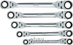 KTC TMR105 DOUBLE FLEX RATCHET WRENCH 5 PCS SET (8X10~14X17mm) New