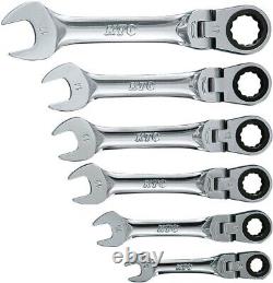 KTC short ratchet combination wrench set (swing type) 6-piece set TMSR2S06 NEW