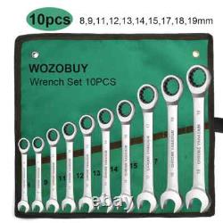 Key Ratchet Wrench Set 72 Tooth Gear Ring Torque Socket Wrench Set Combination