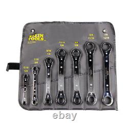 Klein Tools 68222 7 Piece Ratcheting Standard Box Wrench Set
