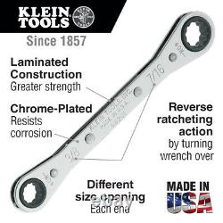 Klein Tools 68222 7 Piece Ratcheting Standard Box Wrench Set