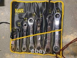 Klein Tools 68222 Ratcheting Box Wrench Set, 7-Piece