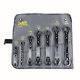 Klein Tools 68222 Ratcheting Box Wrench Set, 7-piece