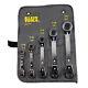 Klein Tools 68245 Fully Reversible Ratcheting Offset Box Wrench Set, 5-piece