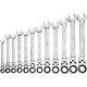 Klutch Flex Ratchet Wrench Set, 12-pc, Metric, 8mm-19mm