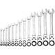 Klutch Flex Ratchet Wrench Set, 13-pc, Sae, 1/4in. 1in