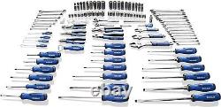 Kobalt 100 Piece Complete Tool Set Hard Case SAE/METRIC Socket Wrench Pliers NEW