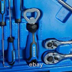 Kobalt 100 Piece Complete Tool Set Hard Case SAE/METRIC Socket Wrench Pliers NEW