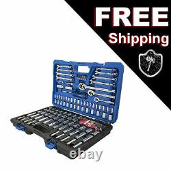 Kobalt 138 Pc Polished Chrome Standard SAE & Metric Mechanics Tool Set