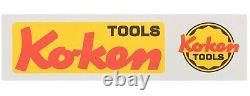 Koken 3286Z Z-EAL 3/8 Socket Wrench Set of 21 Items with Metal Case Japan New