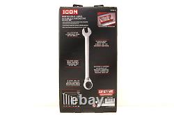 Large SAE Ratcheting Combination Wrench 6 Piece Set icon 57993 WRRS-6