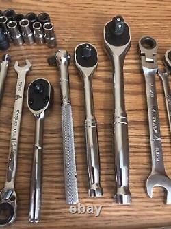 Lot Of Aircraft tools 1/4 3/8 Drive Hi Torque Hi Lok Roller Ratchet Wrench Set