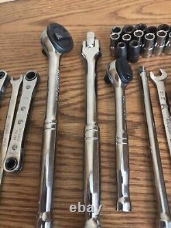 Lot Of Aircraft tools 1/4 3/8 Drive Hi Torque Hi Lok Roller Ratchet Wrench Set