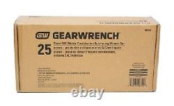 (MA5) GEARWRENCH 25 Pc. Combination Ratcheting Wrench Set, SAE/MM 86700