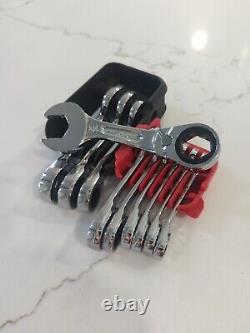 MAC TOOLS6 1/4-3/4'' 10pc Reversable Ratcheting Stubby Wrench Set SAE New 6pt