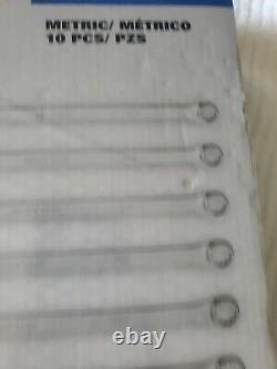 MATCO 10 PC FLEX RATCHETING EXTRA LONG WRENCH SET SRFBZLM102TA METRIC 10mm-19mm