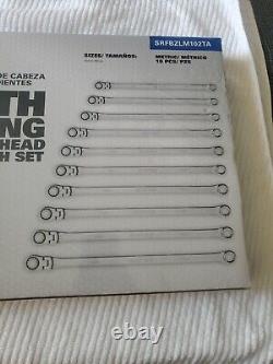 MATCO 10 PC FLEX RATCHETING EXTRA LONG WRENCH SET SRFBZLM102TA METRIC 10mm-19mm