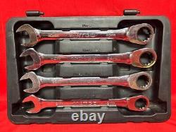 MATCO S9GRCM4 4-Pc 90 Tooth Metic Combination Ratcheting Wrench Set (CP1094088)