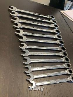 MATCO TOOLS Metric 12 Pcs. 72 Tooth Combo Ratcheting Wrench Set S7GRCM12