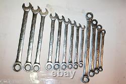 MATCO TOOLS RATCHETING Combination Metric Wrench SET + EXTRAS 13pcs
