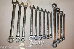 MATCO TOOLS RATCHETING Combination Metric Wrench SET + EXTRAS 13pcs