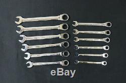 MATCO Tools 12 Piece 8mm-19mm Ratcheting Wrench Set