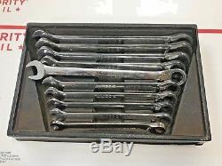 MATCO Tools Reversible Ratcheting Metric 10 Pc Wrench Set 72 Tooth GRRC